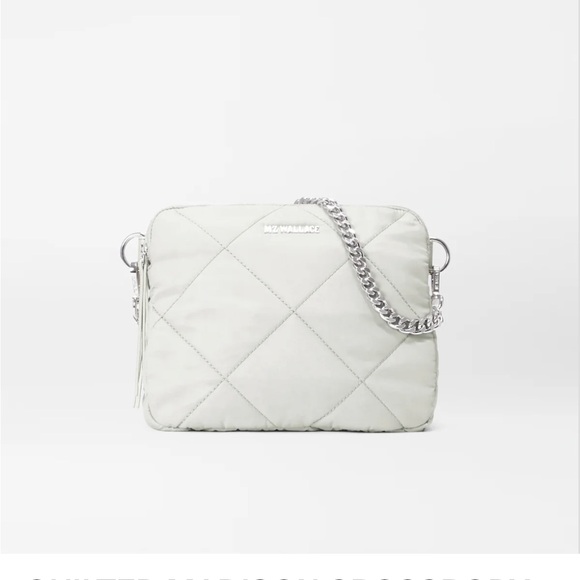 💋 NEW NWT MZ WALLACE MADISON CROSSBODY-color FROST- bought from MZ Wallace. - Picture 5 of 13